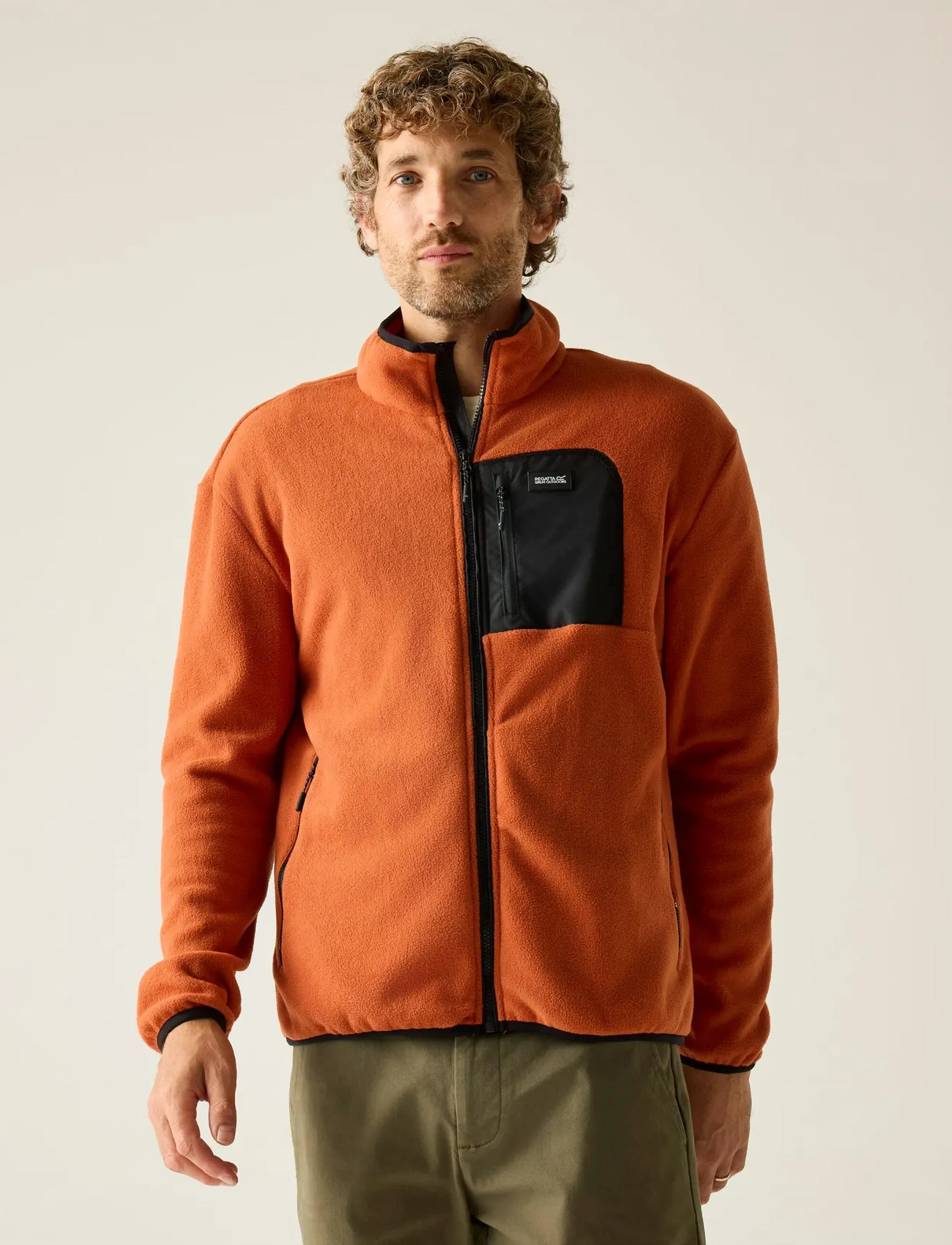 Regatta Frankie F/Z Fleece, XL, Orange, Sport Fleeces & Midlayers > Sport Fleeces, Herre