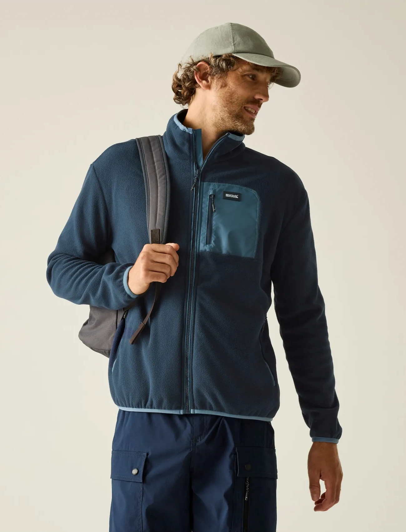 Regatta Frankie F/Z Fleece, S, Navy, Sport Fleeces & Midlayers > Sport Fleeces, Herre
