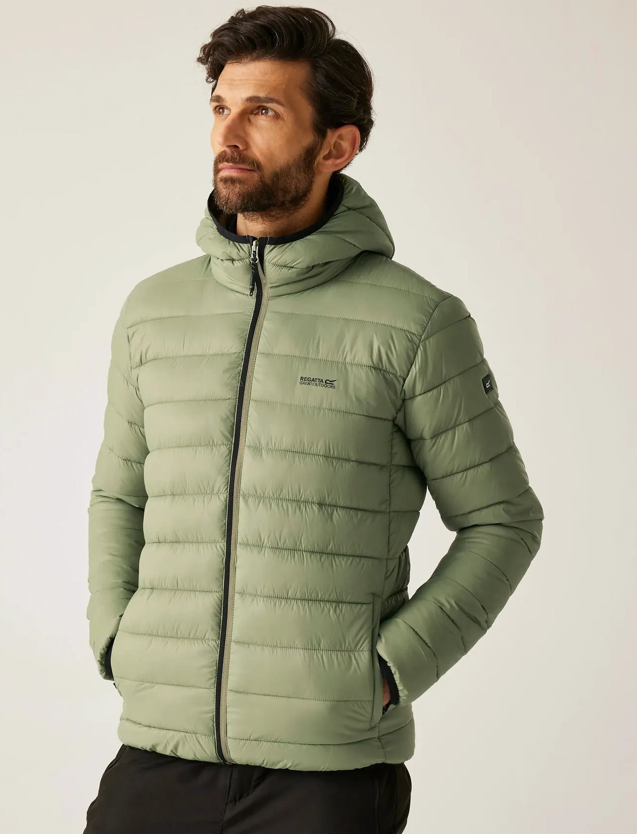 Regatta Hooded Marizion, S, Green, Sport Jackets > Sport Padded Jackets, Herre
