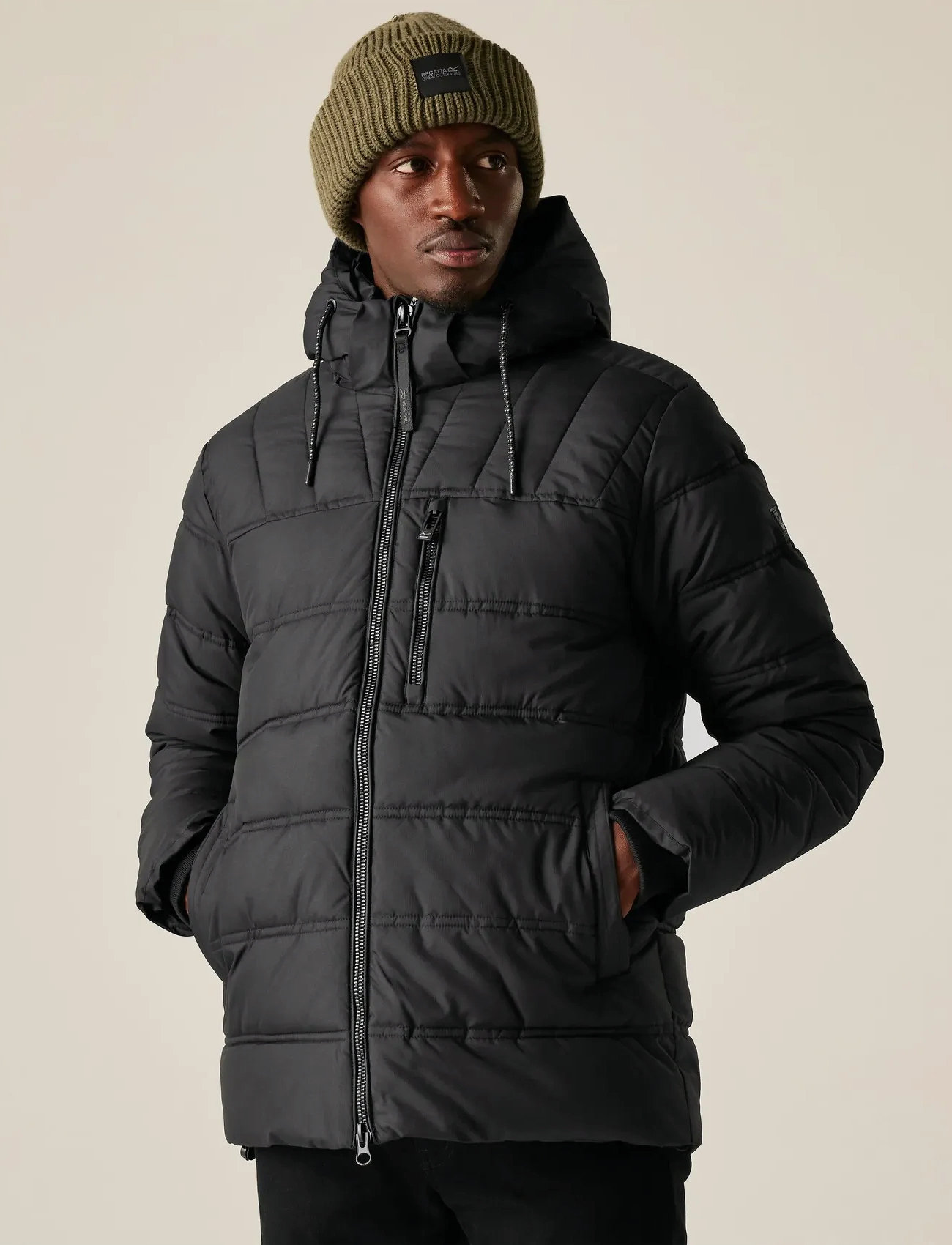 Regatta Leeshaw, XXL, Black, Sport Jackets > Sport Padded Jackets, Herre