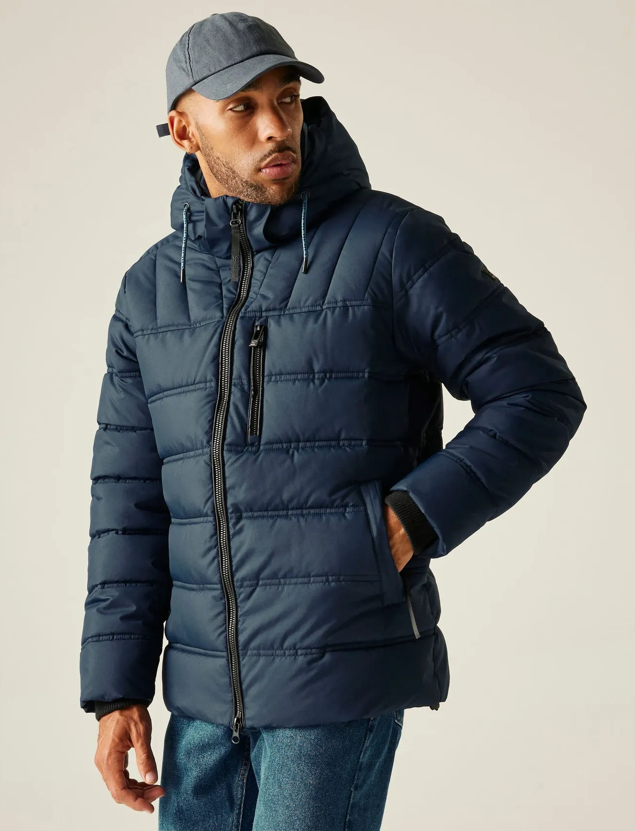 Regatta Leeshaw, M, Navy, Sport Jackets > Sport Padded Jackets, Herre