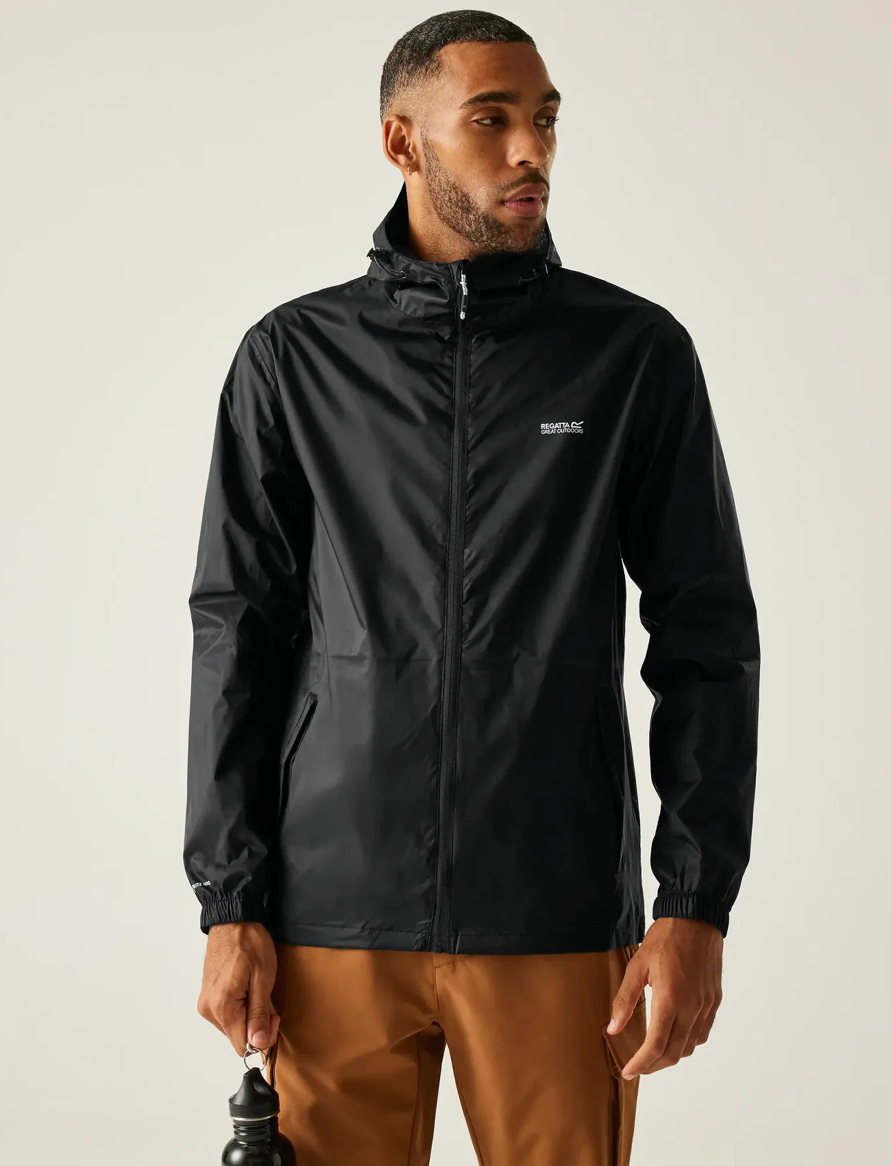 Regatta Pack-It Jacket, M, Black, Sport Jackets > Sport Outdoor Jackets, Herre