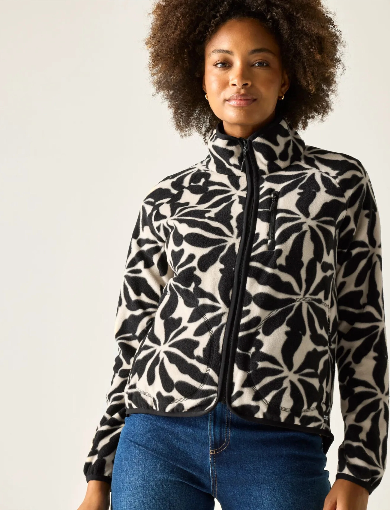 Regatta Wms Frankie Full Zip, L, Multi/patterned, Sport Clothing > Sport Fleeces & Midlayers, Dame