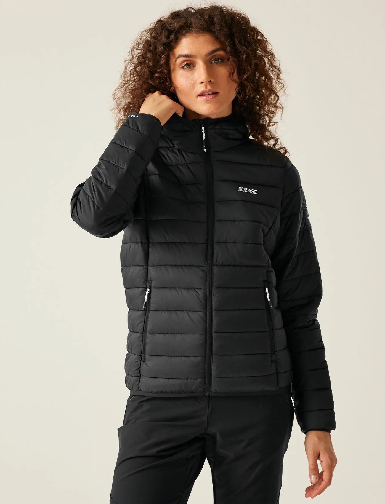 Regatta Women's Hood Marizion, M, Black, Sport Jackets > Sport Outdoor Jackets, Dame