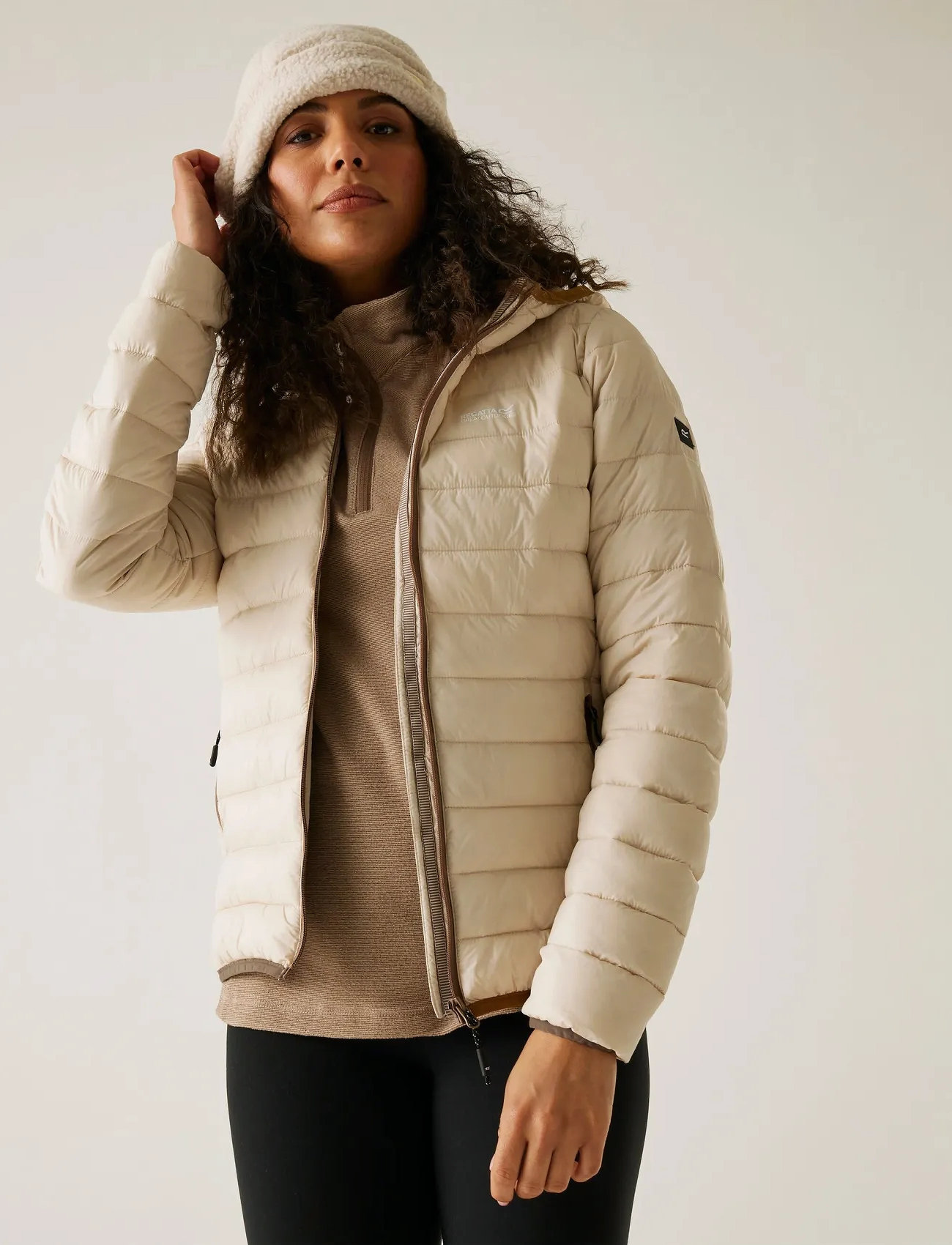 Regatta Women's Hood Marizion, XS, Cream, Sport Jackets > Sport Outdoor Jackets, Dame