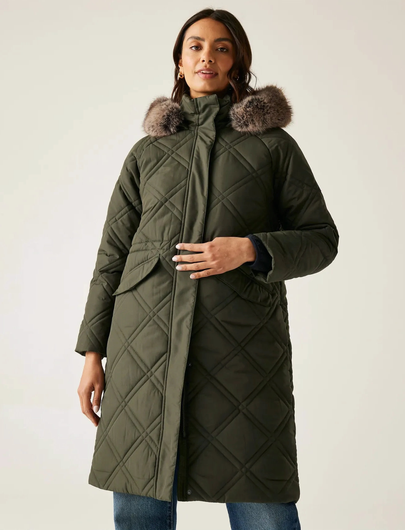 Regatta Fryla, S, Khaki green, Sport Jackets > Sport Padded Coats, Dame