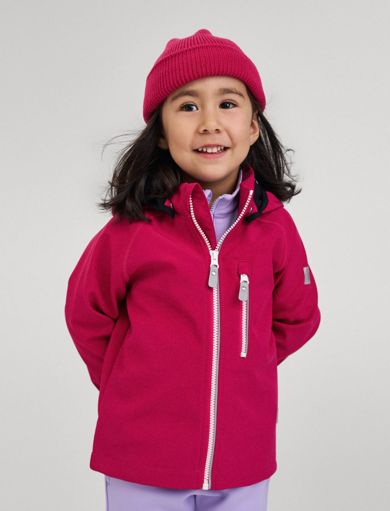 Reima Softshell Jacket, Vantti, 80, Pink, Softshells > Softshell-Jakker, Børn
