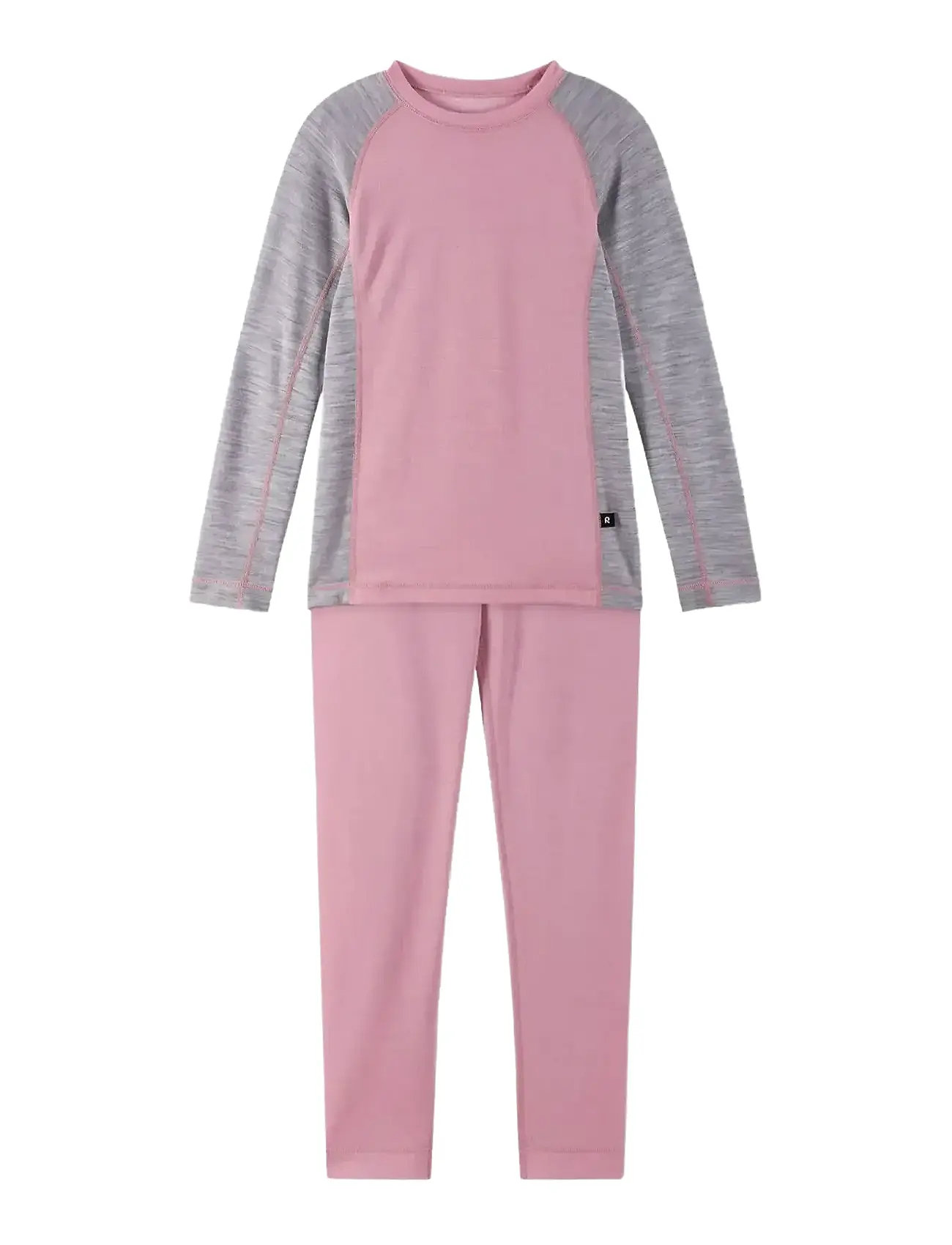 Reima Wool Base Layer Set, Taitoa, 90, Pink, Base Layers > Base Layer Sæt, Børn