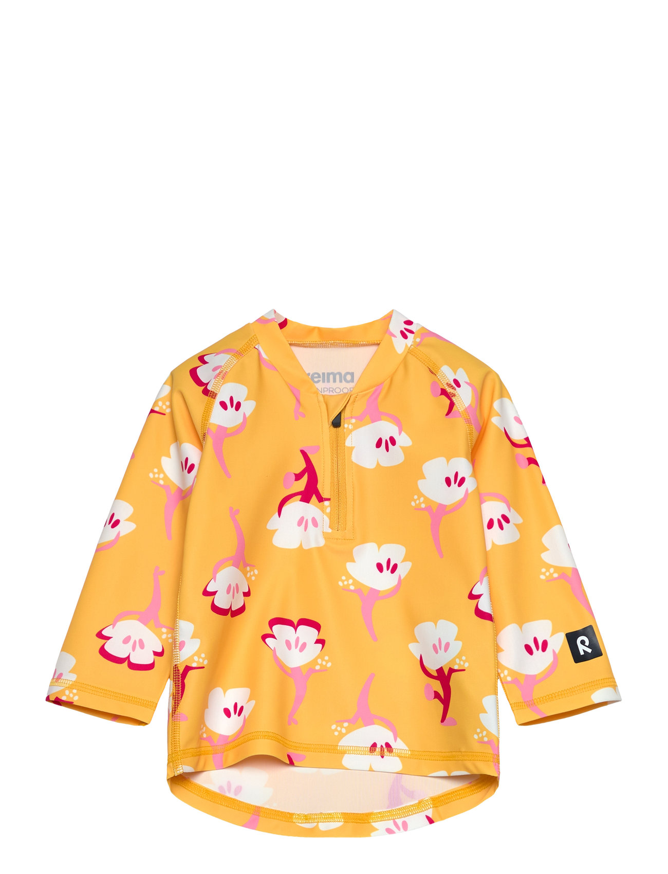 Reima Swim Shirt, Tuvalu, 86, Yellow, T-Shirts > Langærmede T-shirts, Børn
