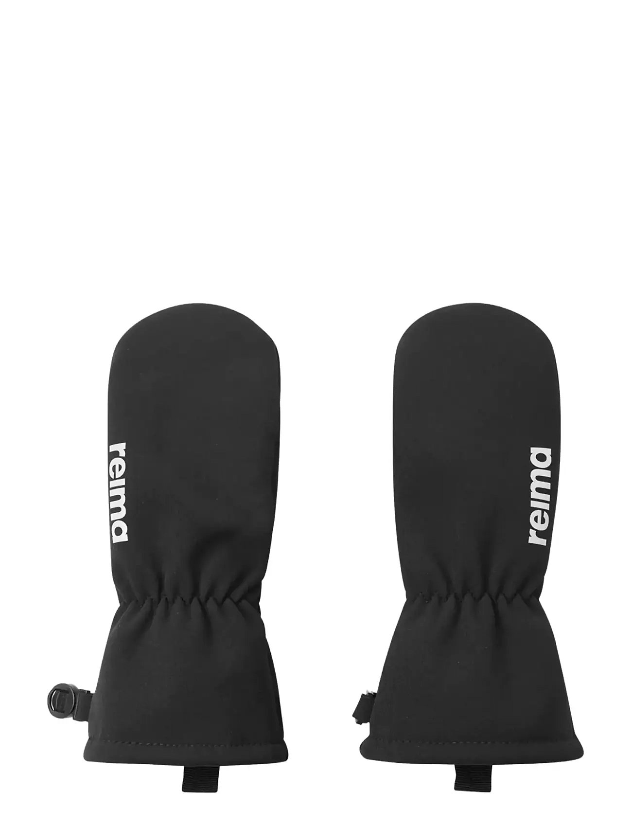 Reima Softshell Mittens, Osaten, 8, Black, Handsker Og Vanter > Vanter, Børn