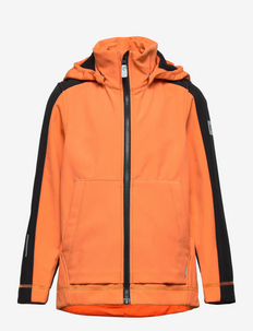 Kids' softshell jacket Sipoo - softshell-takit - true orange