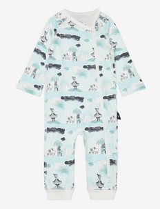Babies' Overall Moomin Tjusande - ar garām piedurknēm - light turquoise