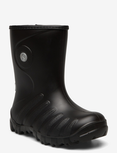 Kids' winter boots Termonator - gumijas puszābaki bez siltās oderes - black