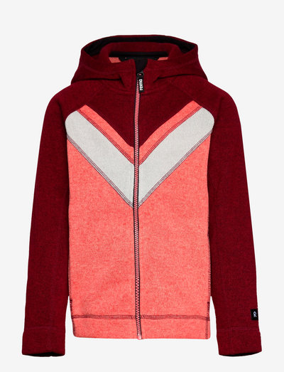 Kids' fleece sweater Neuvokas - fleece jackets - pink coral