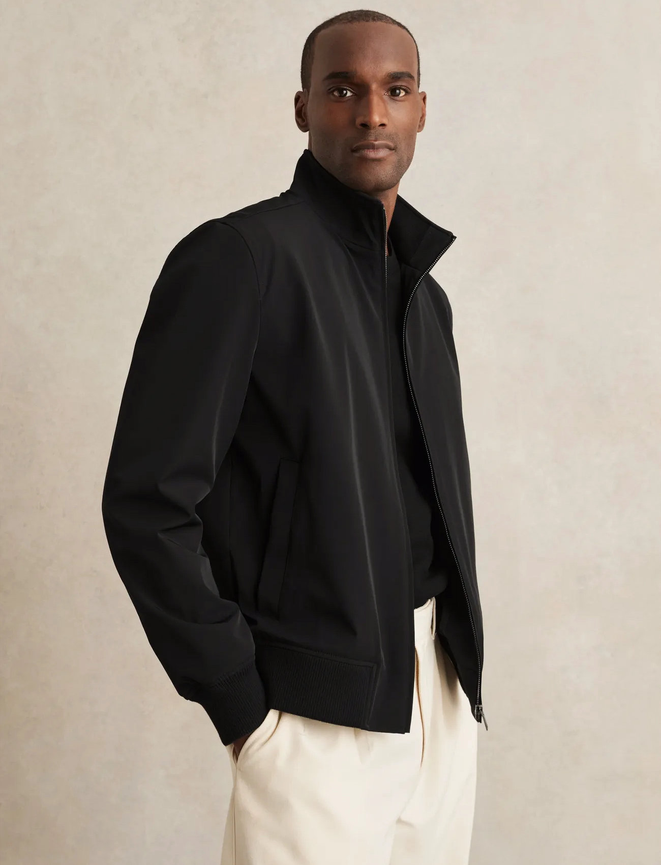 Reiss Brad, S, Black, Jakker > Lette Jakker, Herre