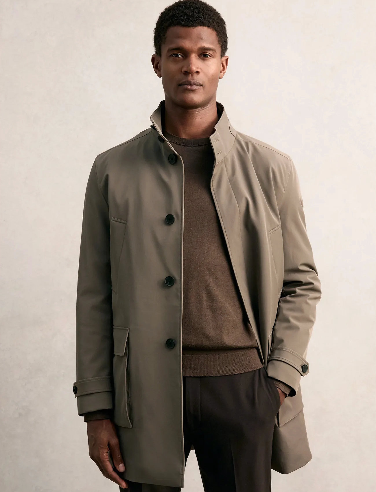 Reiss Player, L, Khaki green, Frakker > Lette Frakker, Herre