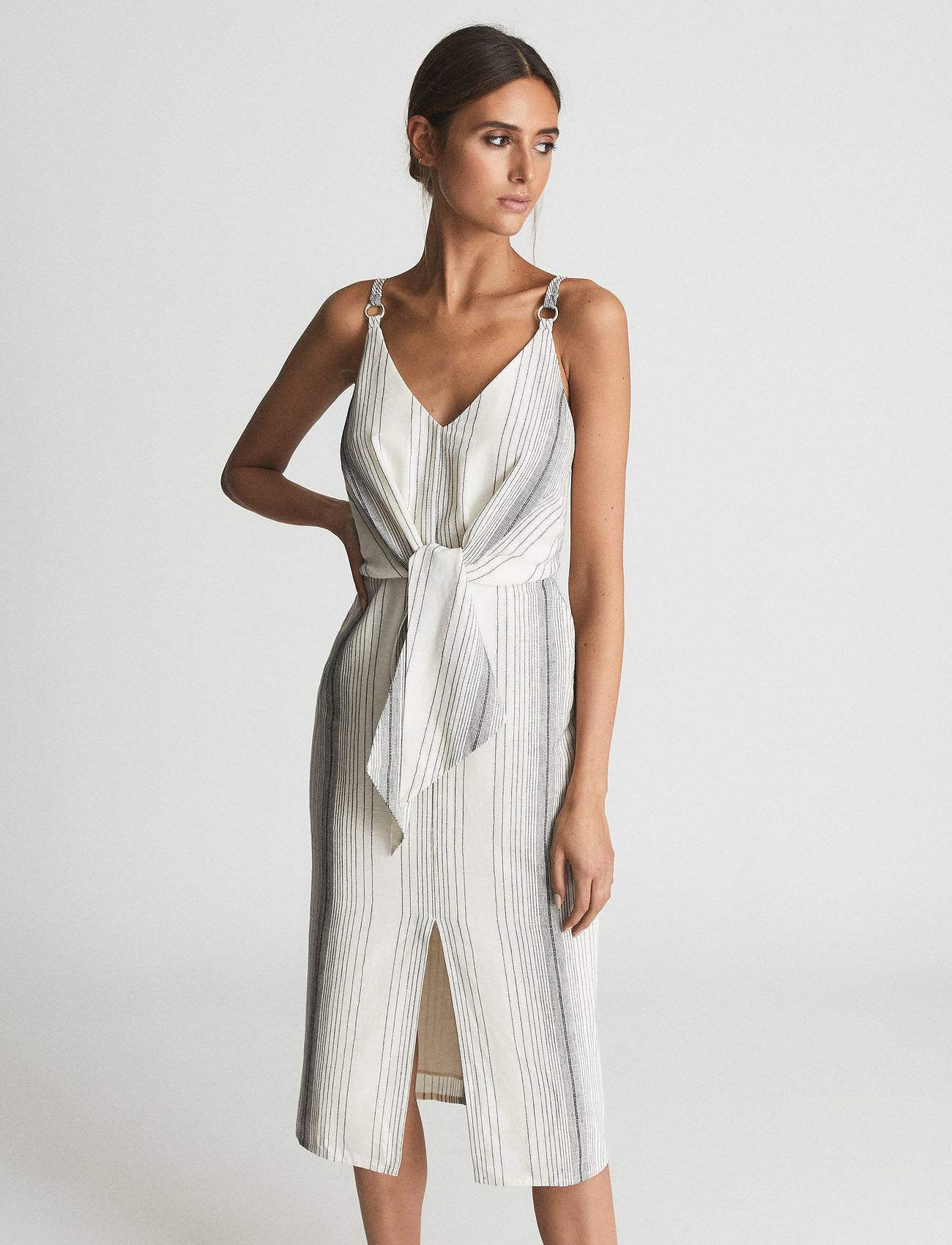 Reiss Kay Stripe - Midi dresses | Boozt.com