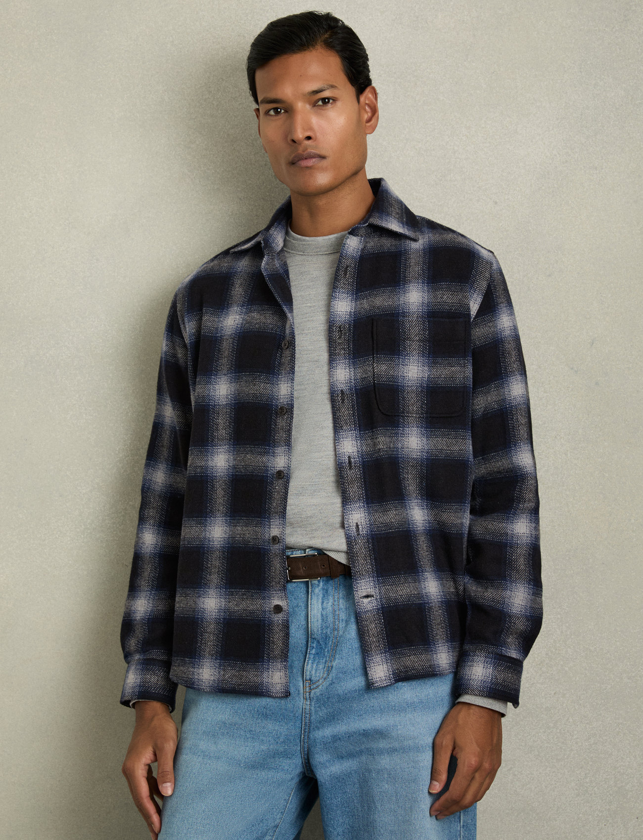 Reiss Crosby, S, Navy, Overdele > Overtrøjer, Herre