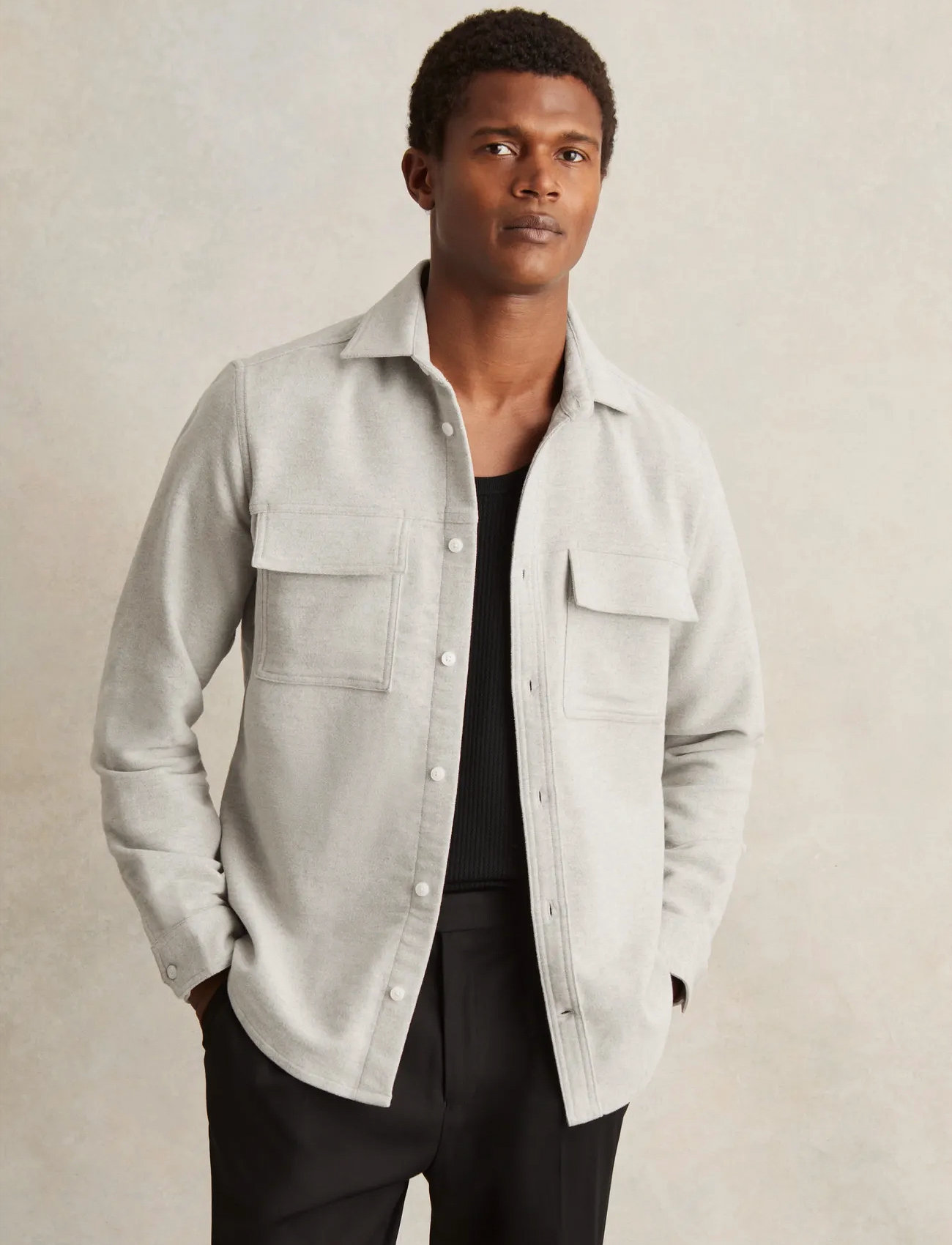Reiss Camber, S, Grey, Overdele > Overtrøjer, Herre