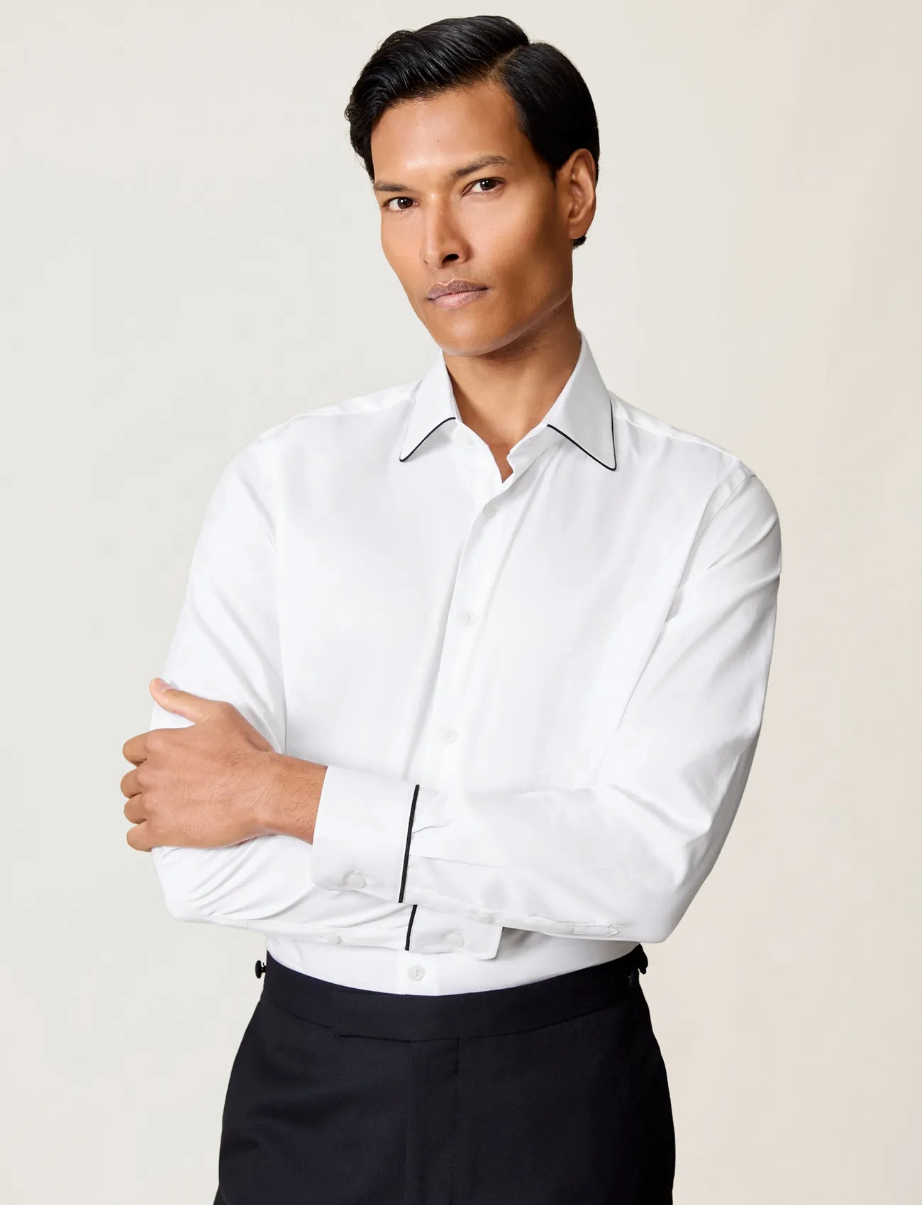 Reiss Sivan, L, White, Skjorter > Afslappet Shirts, Herre