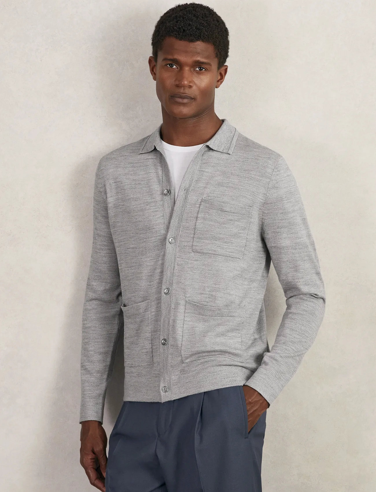 Reiss Munich, XL, Grey, Designere > Overshirts, Herre