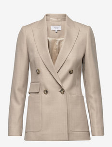 LARSSON - double breasted blazers - neutral