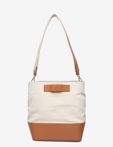 BERKLEY BUCKET BAG - handbags - offwhite/tan