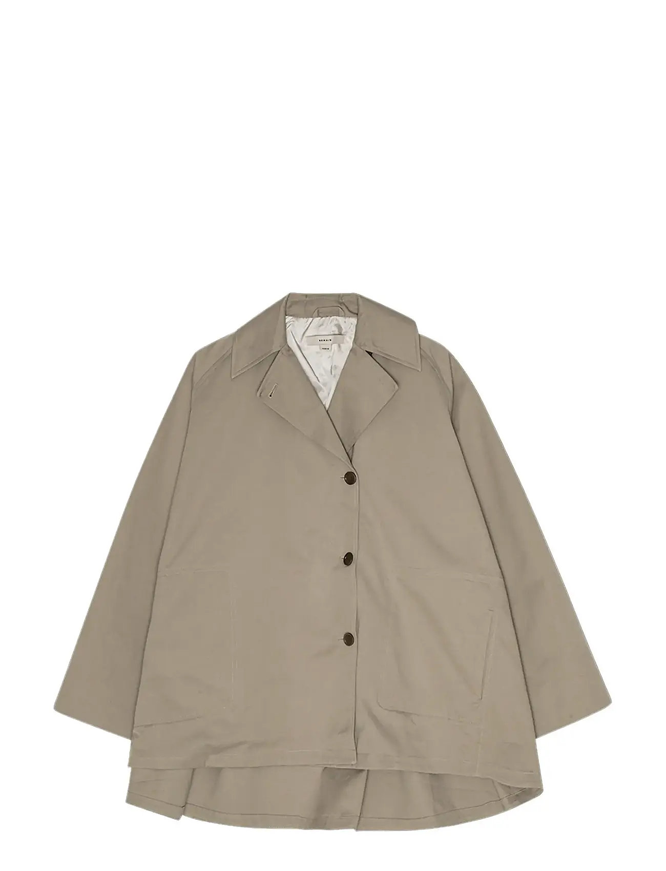 REMAIN BIRGER CHRISTENSEN Kurz Wide Jacke Beige - 38 - Damen
