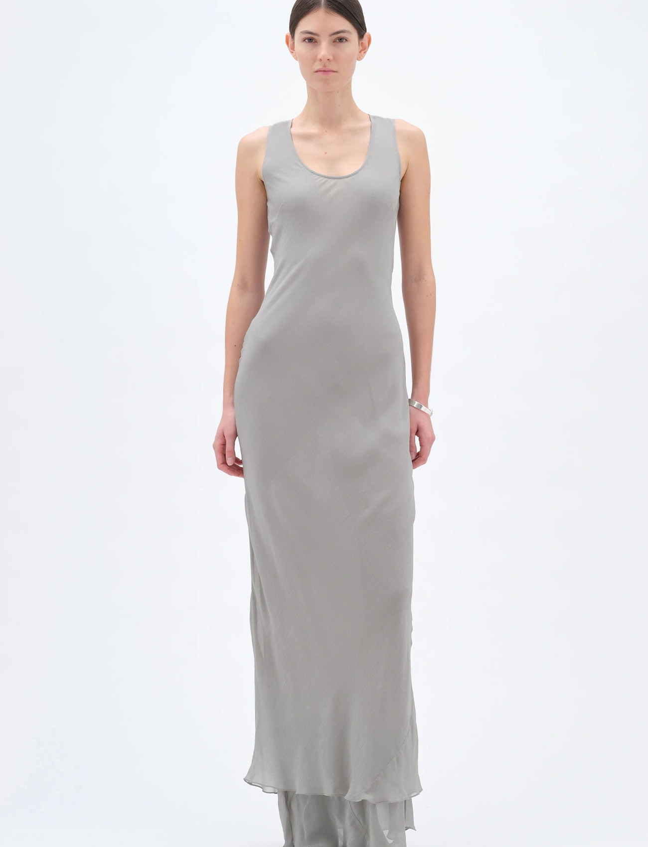 REMAIN Birger Christensen Slip Dress, 34, Grey, Kjoler > Maxikjole, Dame