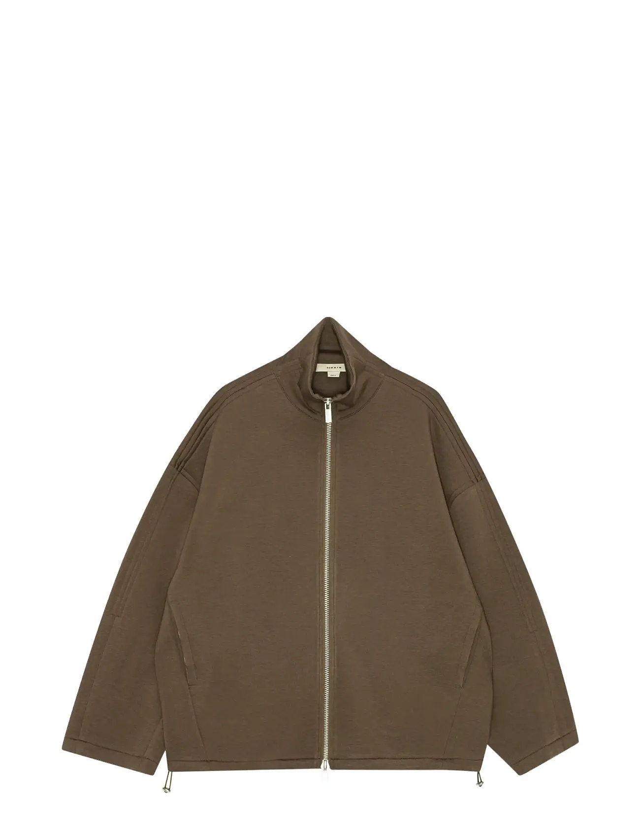 REMAIN Birger Christensen Soft Zipped Jacket, 38, Brown, Jakker > Bomberjakker, Dame