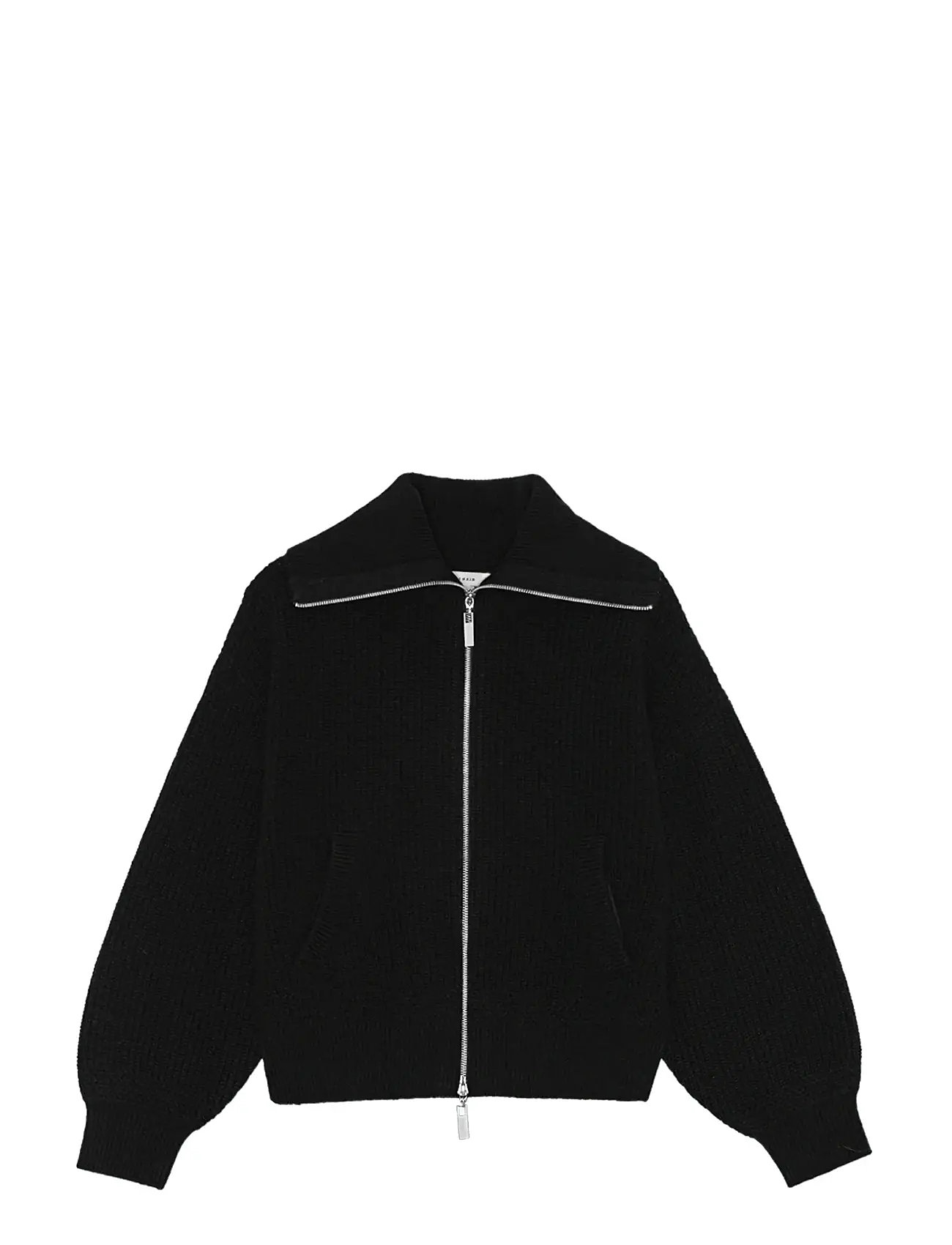 REMAIN BIRGER CHRISTENSEN Strick Cropped Bomber Schwarz - S - Damen