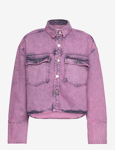 Shirt Denim - clothing - acid washed lilac