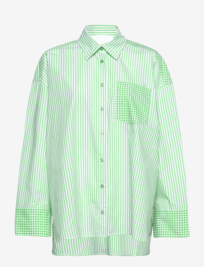 Nalia Shirt - chemises en jeans - spring bouquet comb. green