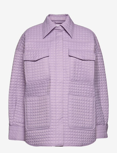 Atina Quilt Jacket - chemises en jeans - pastel lilac