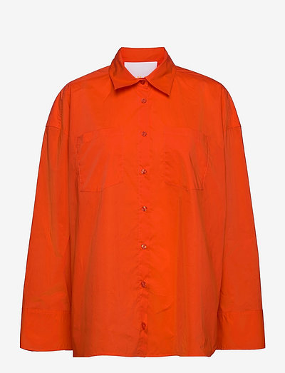 Nalia Shirt - chemises en jeans - tangerine