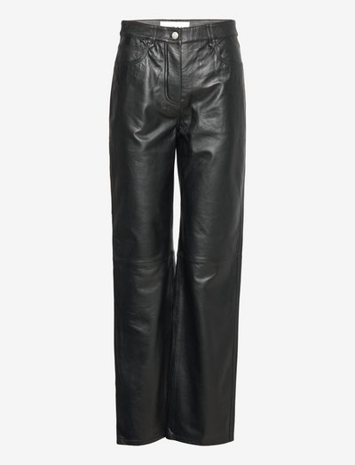 Pants  Triple Stiched Leather - læderbukser - black