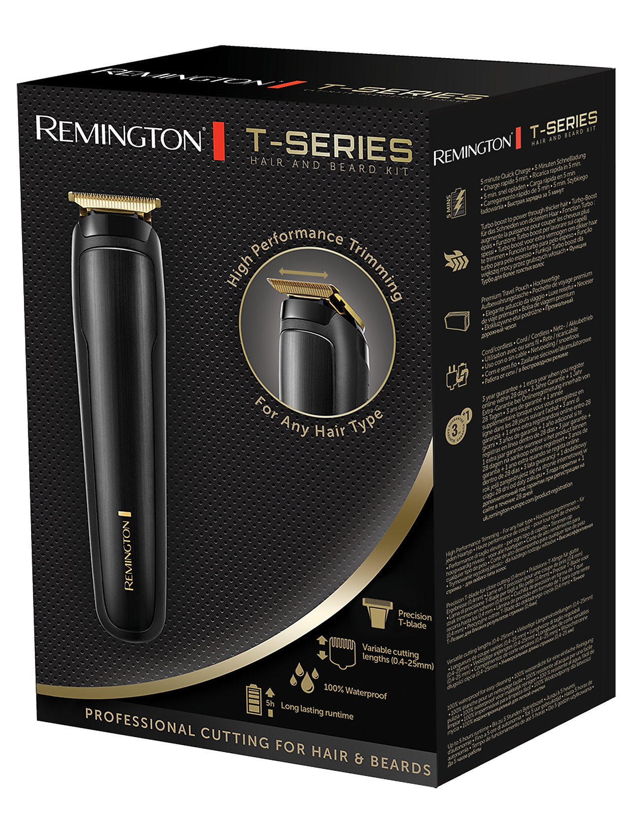 Remington - MB7050 T-Series Hair & Beard Kit - skäggtrimmer - no color - 1