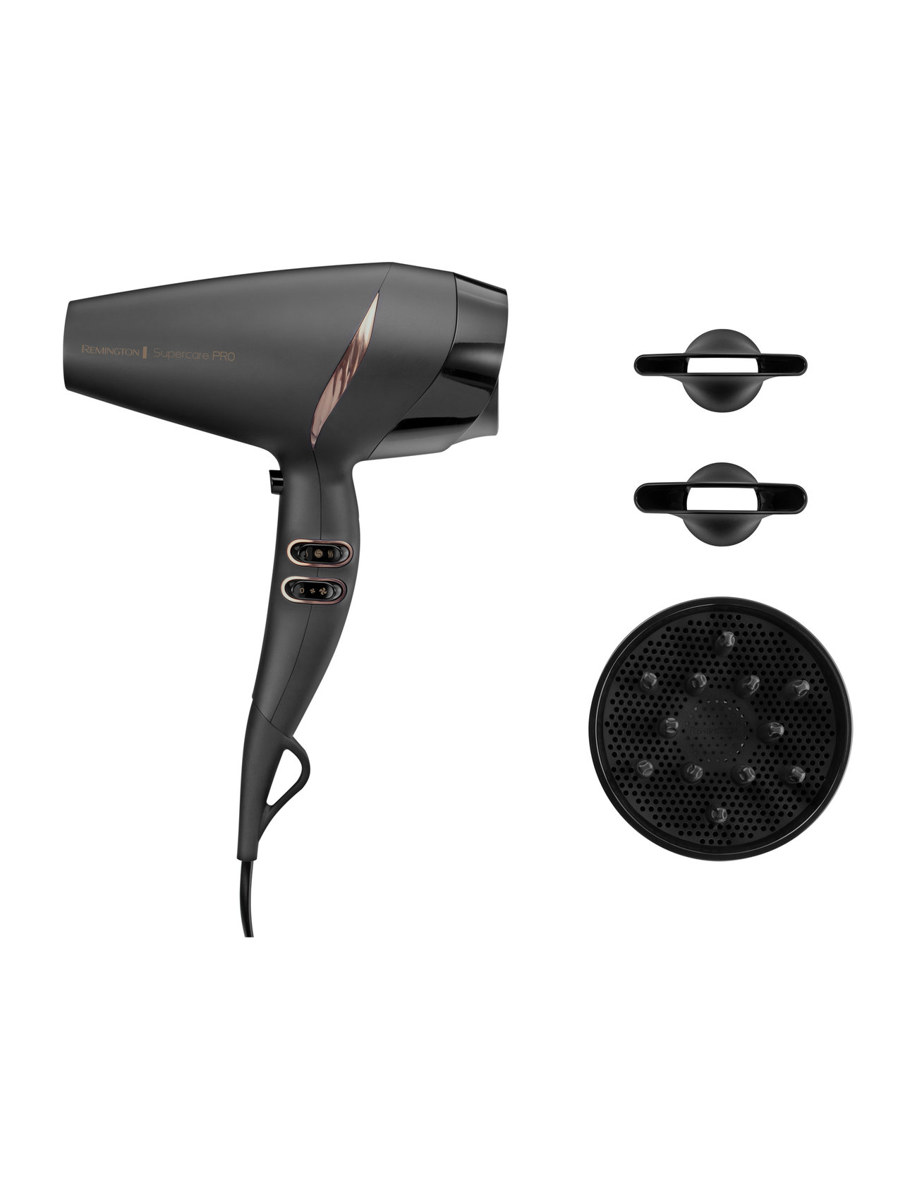 Ac7200 Supercare Pro 2200 Ac Hairdryer Føntørrer Black Remington