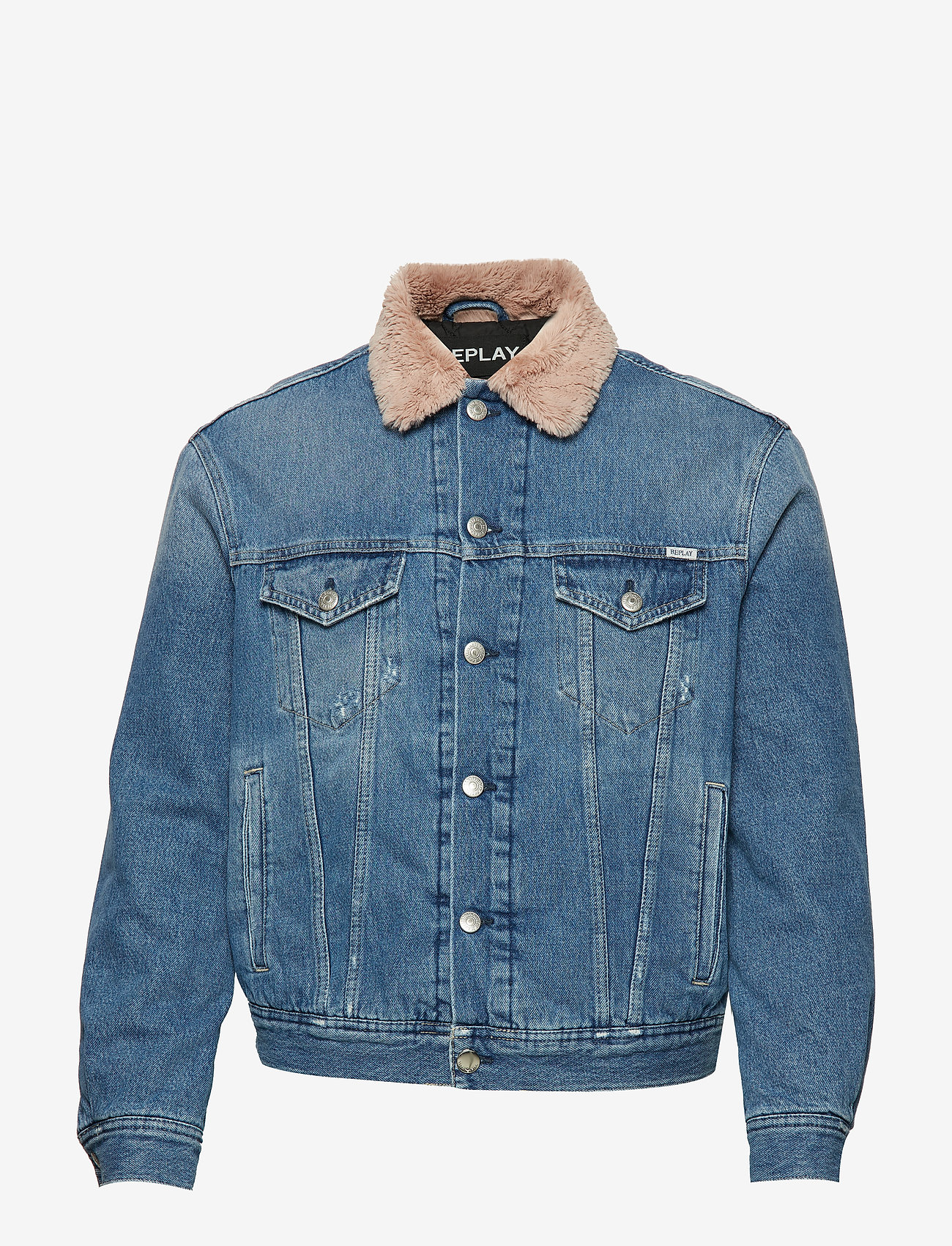 replay blue jeans jacket