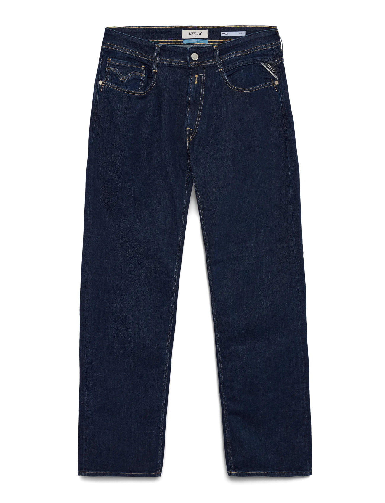 REPLAY Rocco Hosen Comfort 573 Eco Plus Navy - 33x32 - Herren