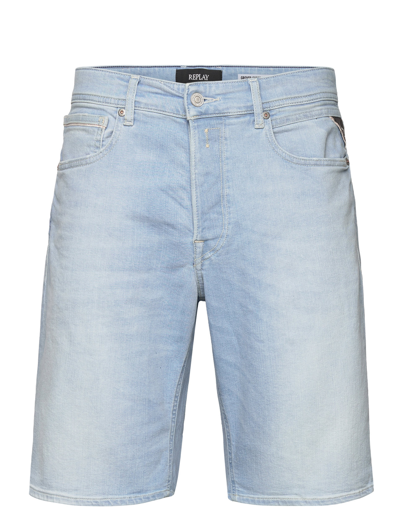 Grover Short Shorts Straight 573 Online Bottoms Shorts Denim Blue Replay