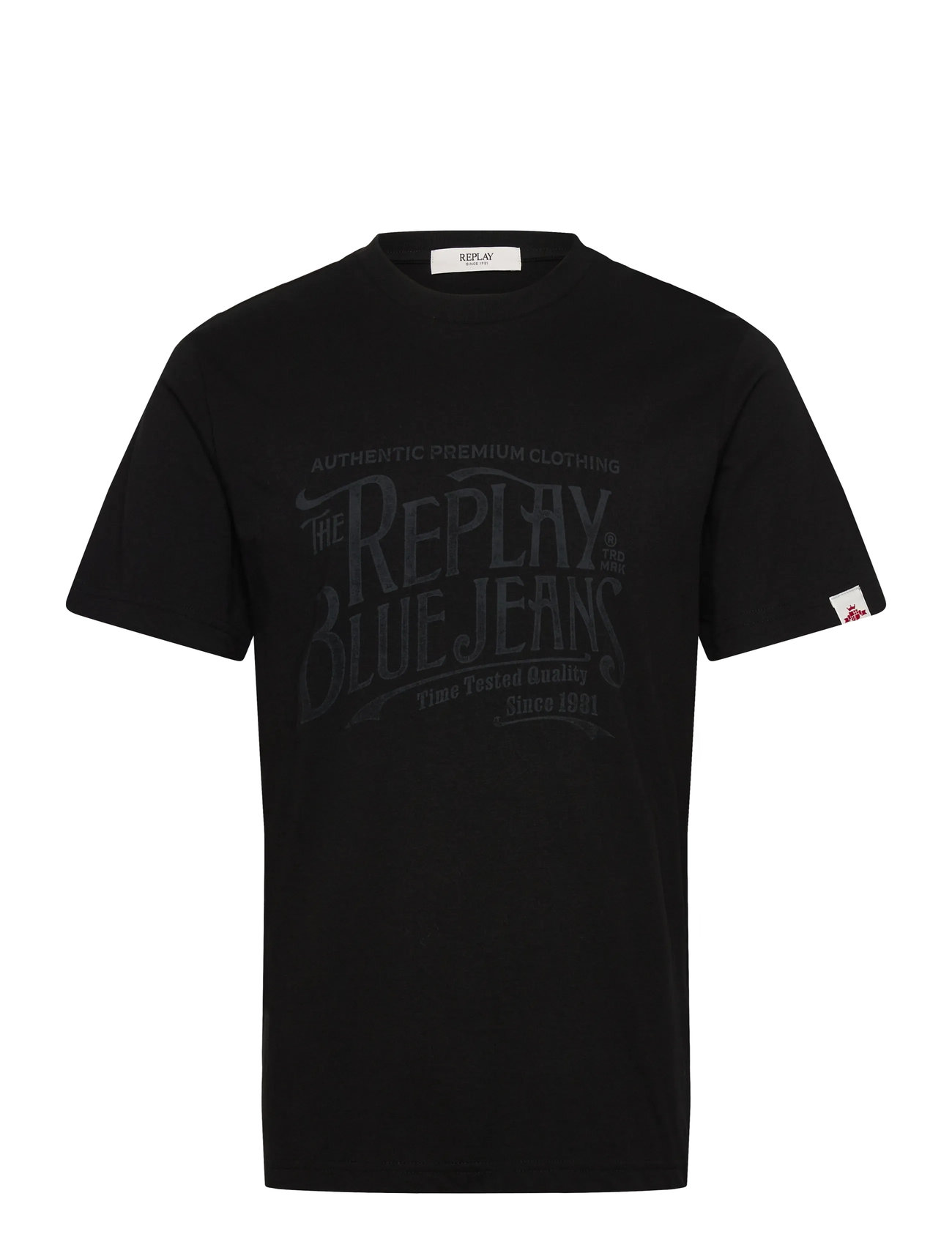 REPLAY T-Shirt Regular Schwarz - XXL - Herren