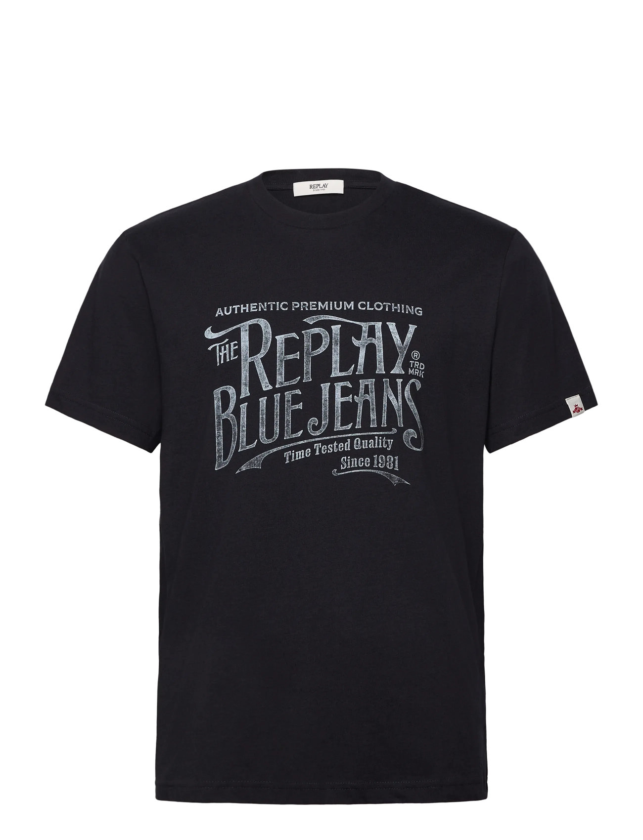 REPLAY T-Shirt Regular Schwarz - XXL - Herren