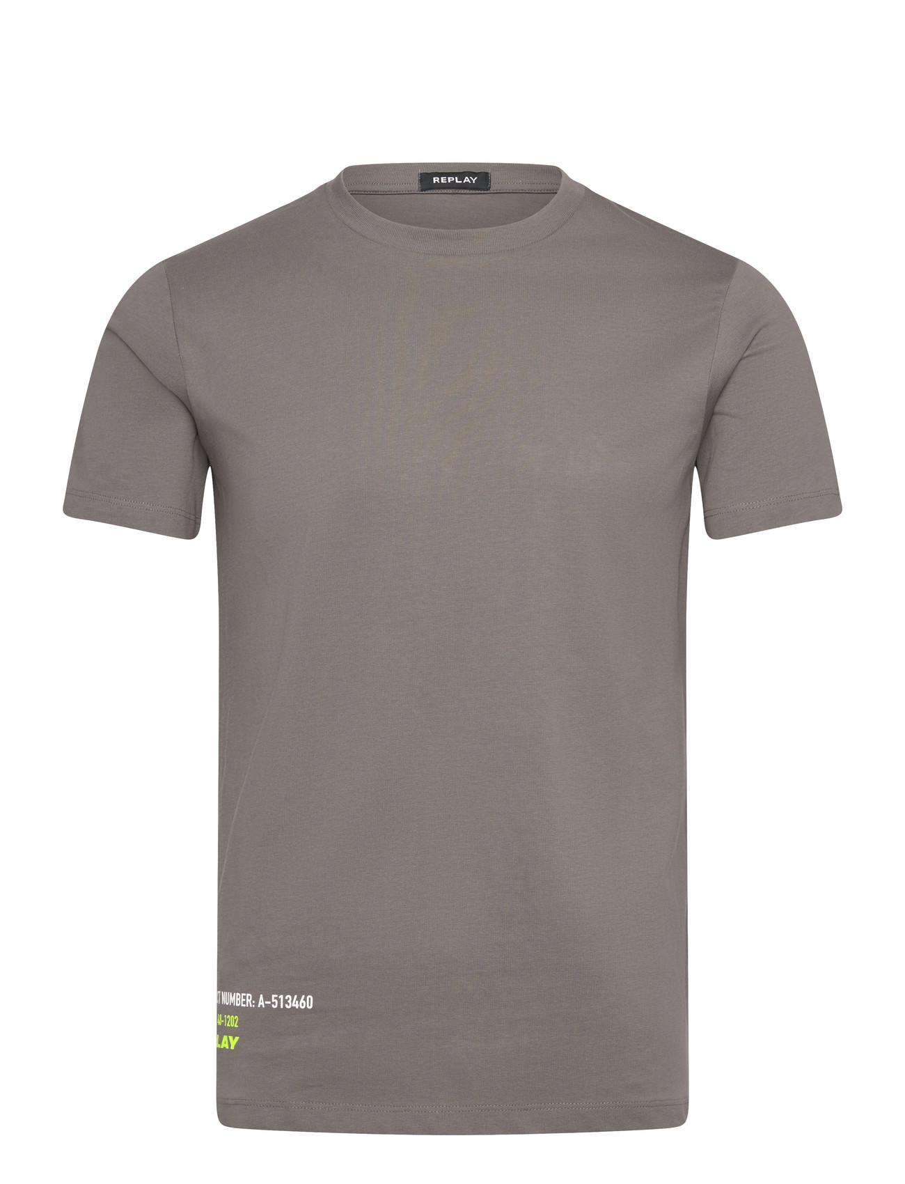 Replay T-Shirt Relaxed, M, Grey, T-Shirts > Kortærmede, Herre