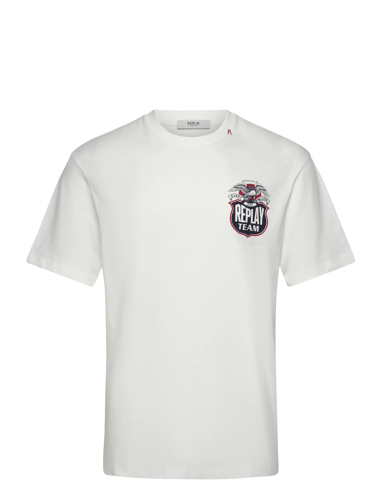 REPLAY T-Shirt Relaxed Weiß - XL - Herren