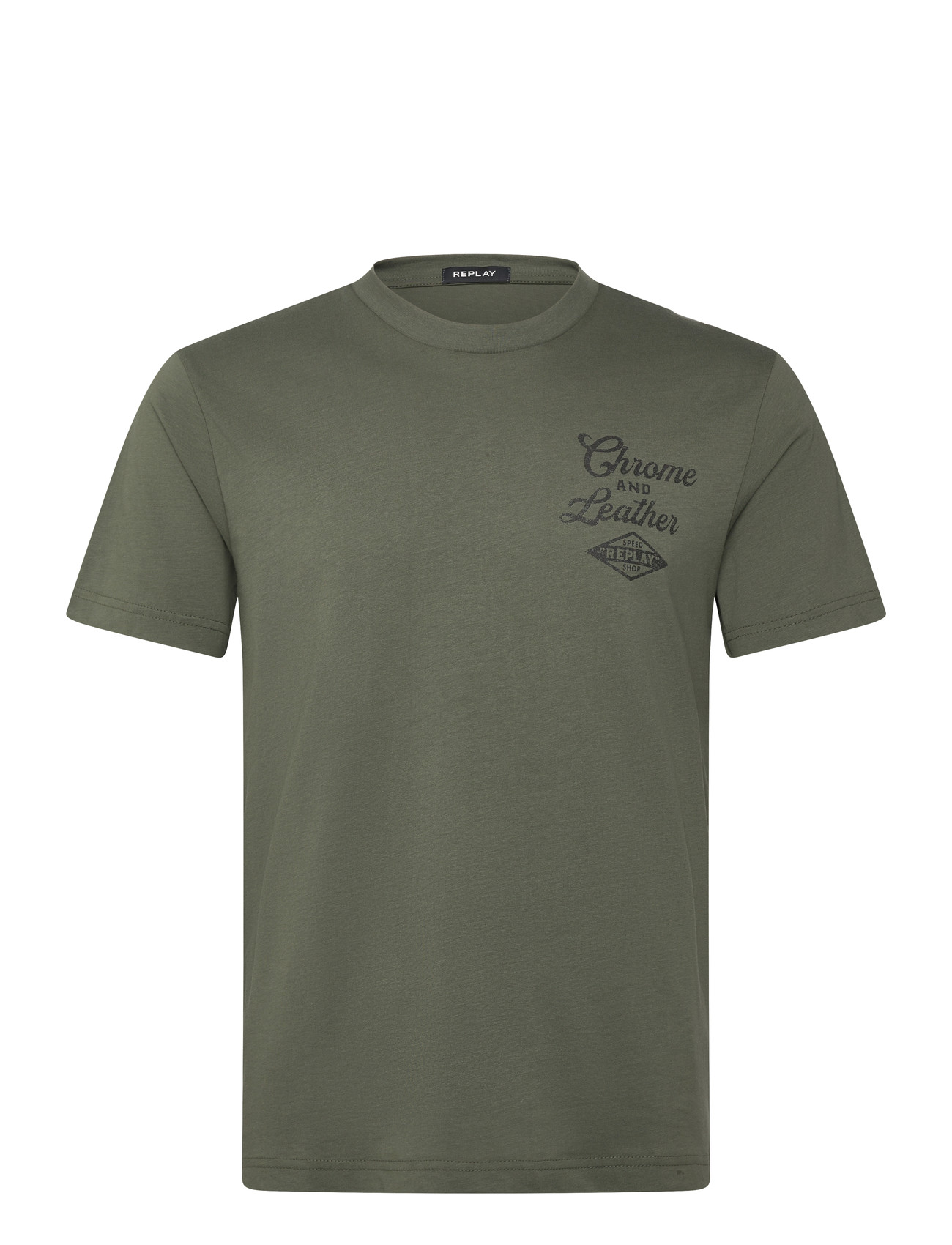 REPLAY T-Shirt Regular Khaki - XXL - Herren