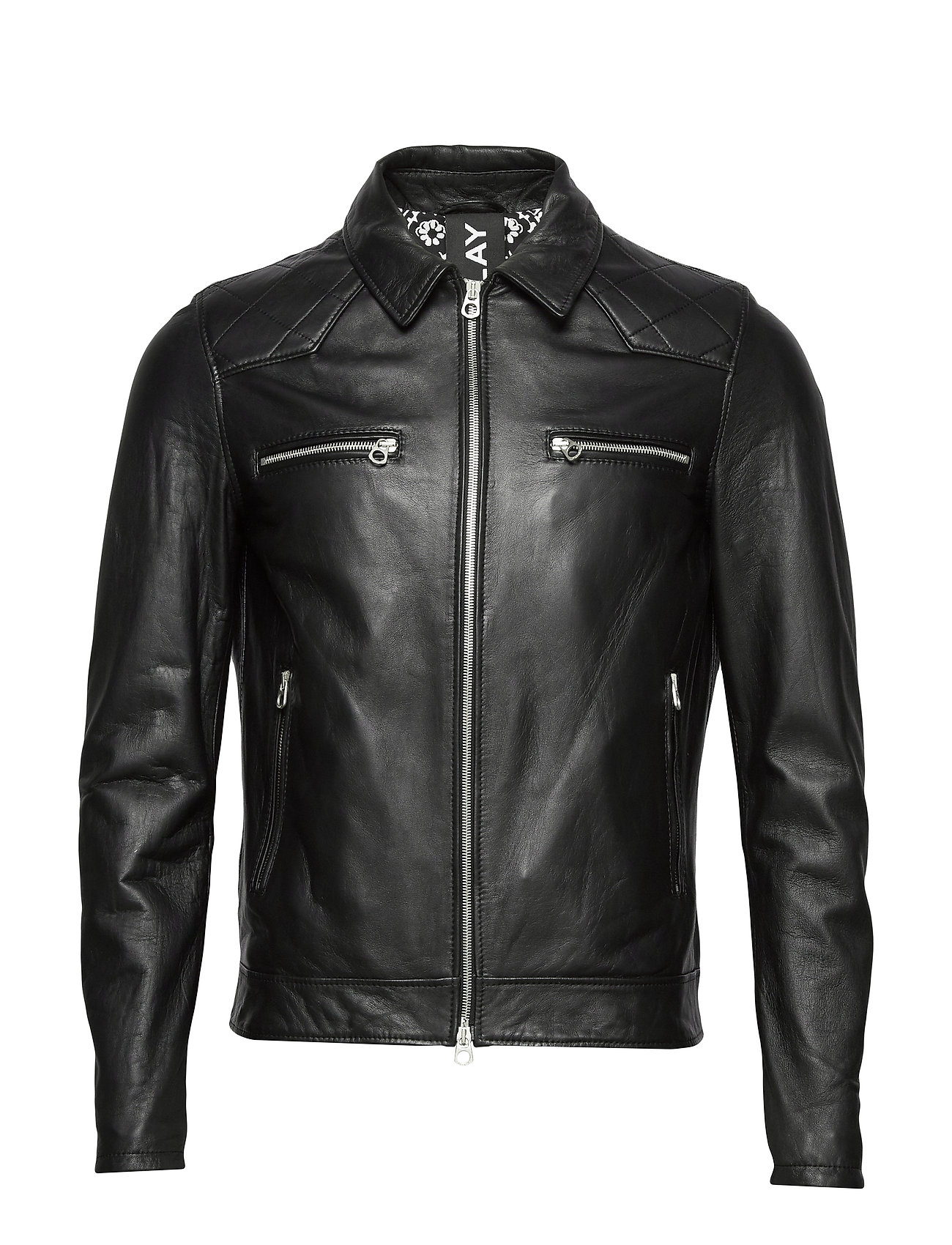 ジャケット・アウター made in ITALY replay leather riders jkto REPLAY リプレイ ワックスレザージャケット バイク ウェア