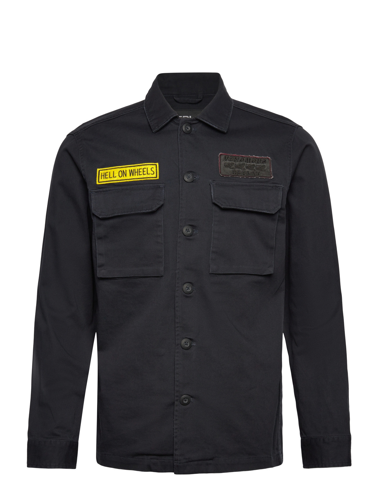 Replay Jacket Regular, M, Black, Jakker > Lette Jakker, Herre