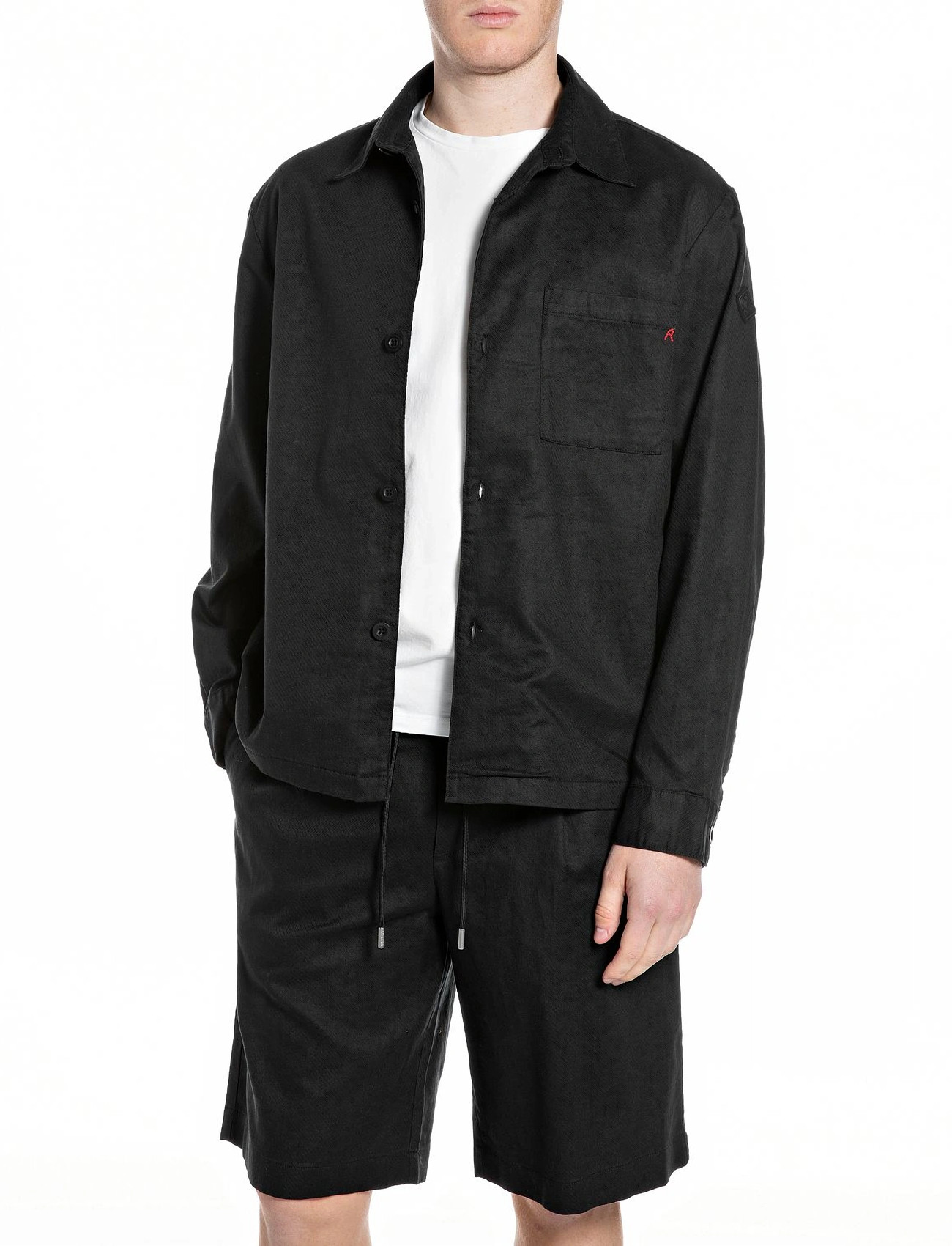 Replay Jacket Regular, M, Black, Jakker > Lette Jakker, Herre