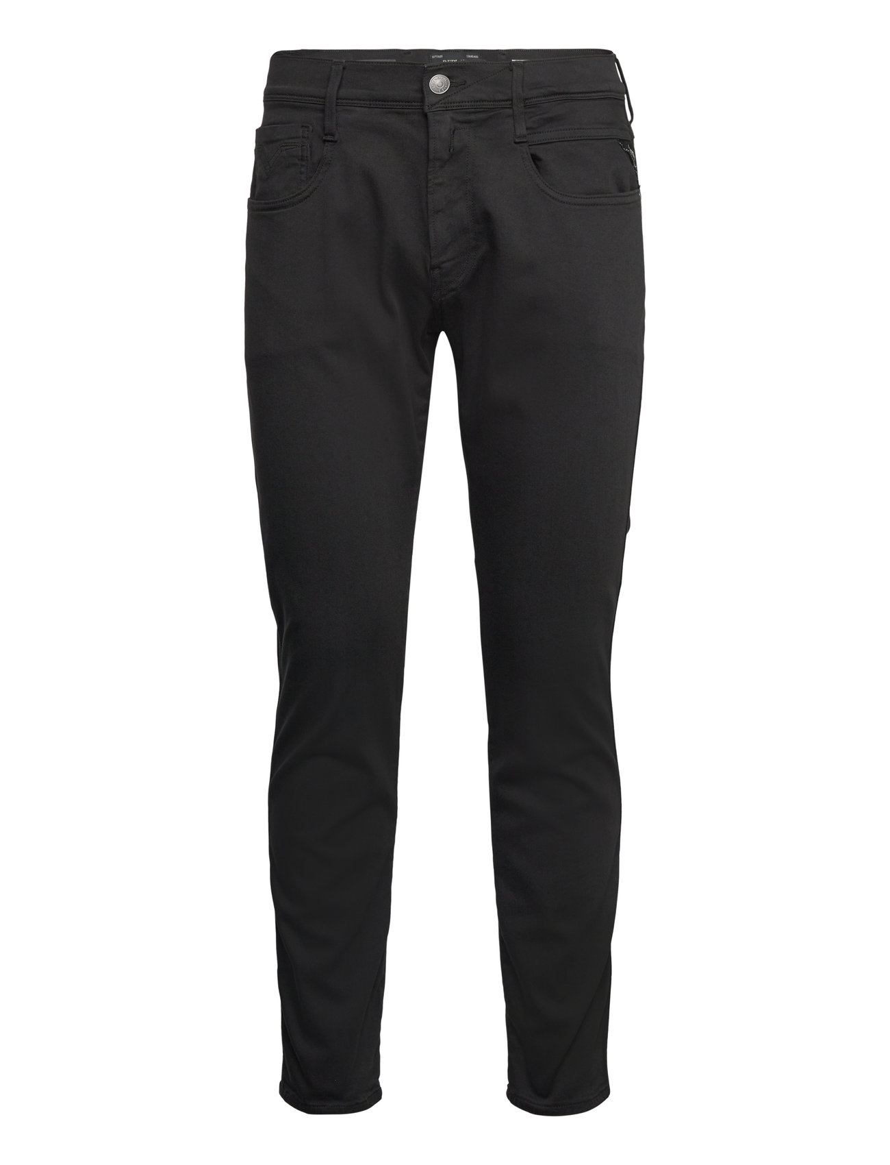 Replay Anbass Trousers Slim Hyperflex Colour Xlite Svart